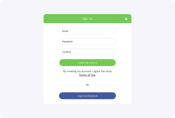 Sign up